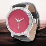 Crimson Solid Color | Classic | Elegant | Trendy  Watch<br><div class="desc">Crimson Solid Color | Classic | Elegant | Trendy | Stylish</div>