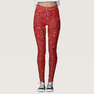 Crimson Sparkle Legging
