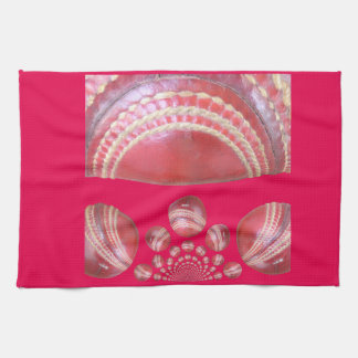 Crimson Spin – A Beautiful Red Cricket Ball Arti Kitchen Towel