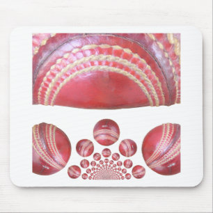 Crimson Spin – A Beautiful Red Cricket Ball Arti Mouse Pad