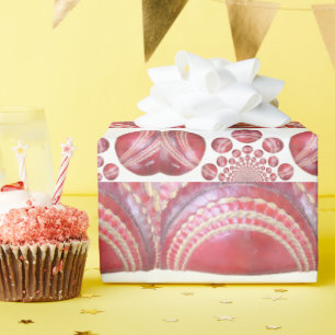 Crimson Spin – A Beautiful Red Cricket Ball Arti Wrapping Paper