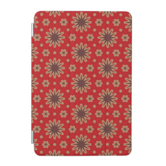 Crimson Starburst Bloom iPad Mini Cover