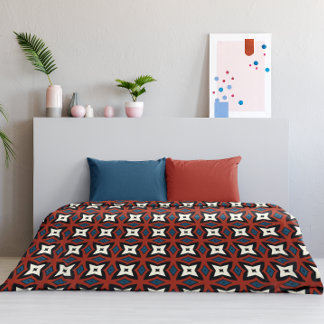Crimson Starlight Home Textile Duvet Cover
