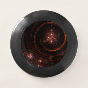 Crimson Starlight Orbits Abstract Cosmic Art Wham-O Frisbee