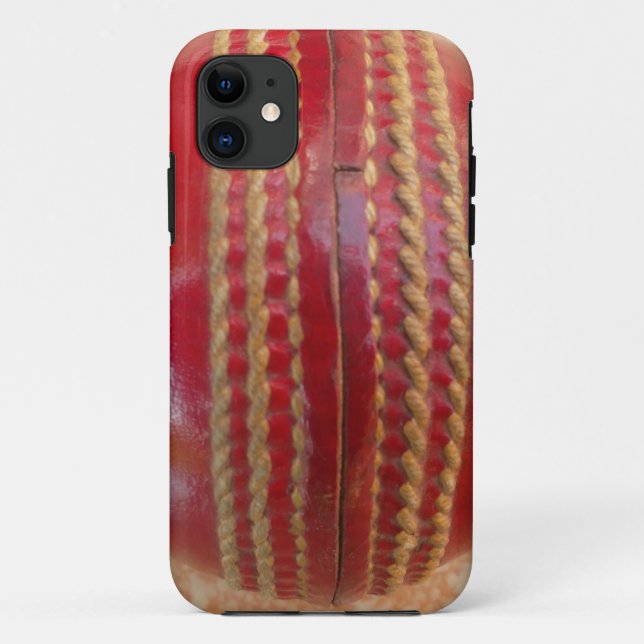 Crimson Stitch Focus: Close-Up of Cricket's Heart Case-Mate iPhone Case (Back)