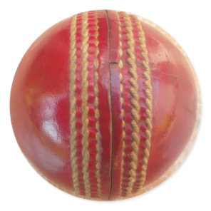 Crimson Stitch Focus: Close-Up of Cricket's Heart Classic Round Sticker