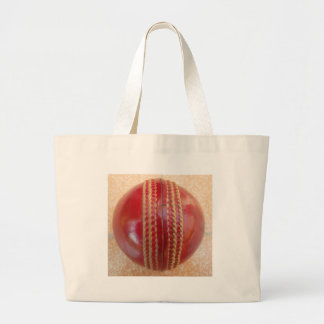 Crimson Stitch Focus: Close-Up of Cricket's Heart Large Tote Bag