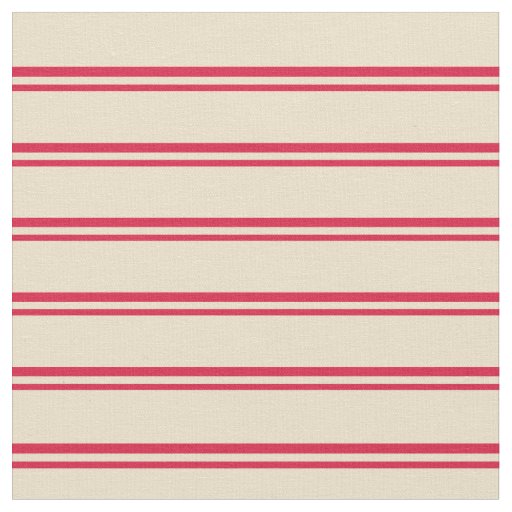 Crimson & Tan Pattern Fabric