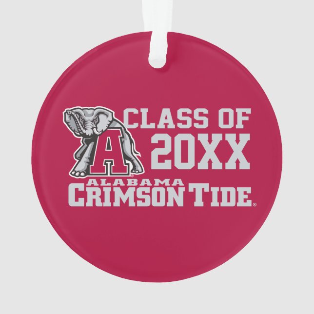 Crimson Tide Class Year w/ Big Al Ornament (Back)
