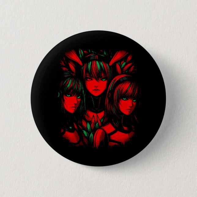 Crimson Trinity Button (Front)