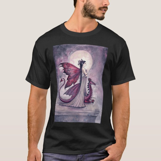 Crimson Twilight Fairy Dragon T-Shirt (Front)