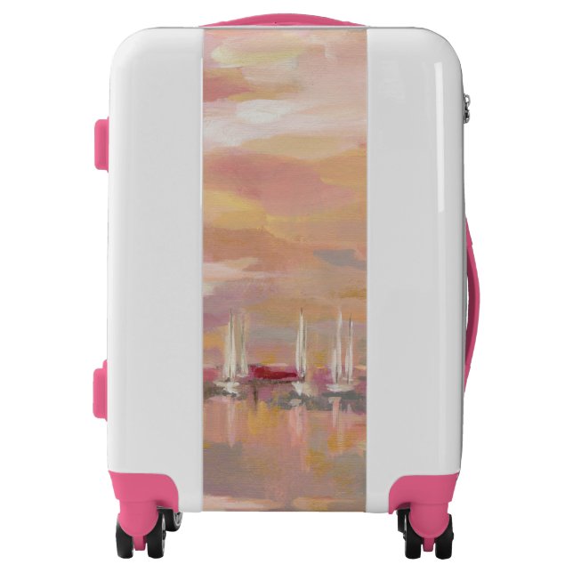 Crimson Waves Luggage (Front)