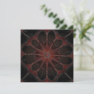 Crimson Web: Fractal Dance with the Redback Spider Invitation