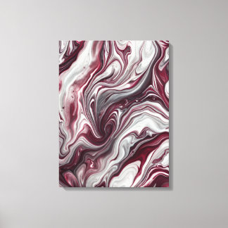 Crimson Whirlwind Canvas Art