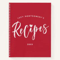 Crimson White Brush Script Recipe