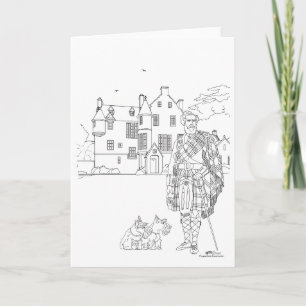 Cringletie House Scotland Card