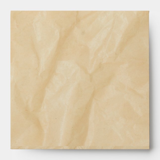Crinkle Paper Background Envelope (Front)