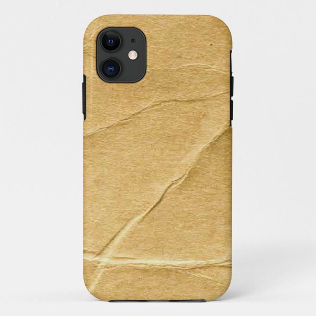 Crinkled Cardboard Case-Mate iPhone Case (Back)
