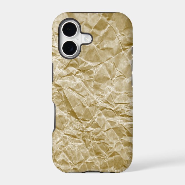 Crinkled Paper Iphone Case (Back)