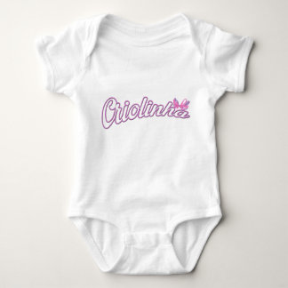criolinha pacifier baby bodysuit