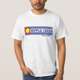 Cripple Creek Colorado local flag value tee