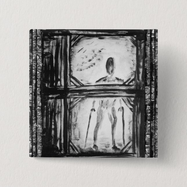 Crippled Man Button (Front)