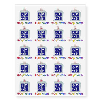 #CripTheVote temporary tattoos