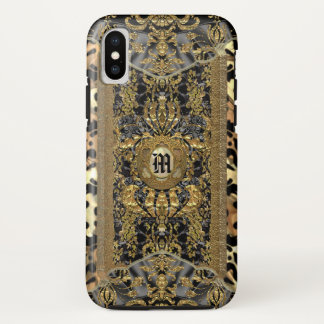 Crisaque Ponce Elegant Chic Monogram iPhone XS Case