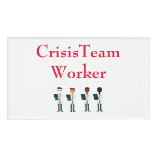 Crisis Team Worker Horizontal Badge
