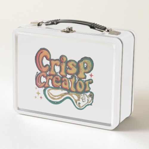 Crisp creator  metal lunch box