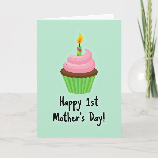 Crisp Cupcake Mothers Day Card (Front)