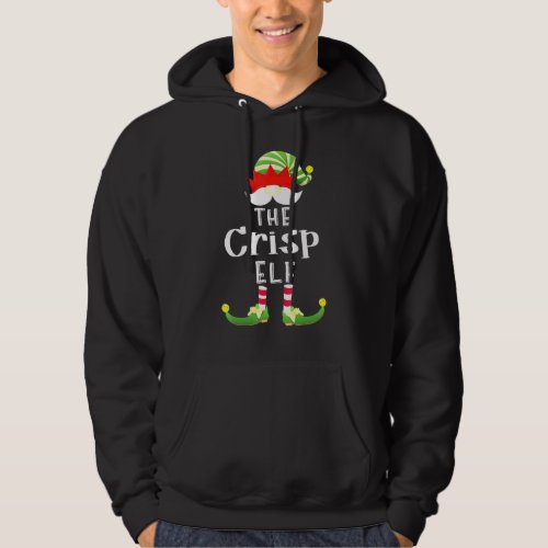 Crisp Elf Group Christmas Pajama Party Hoodie