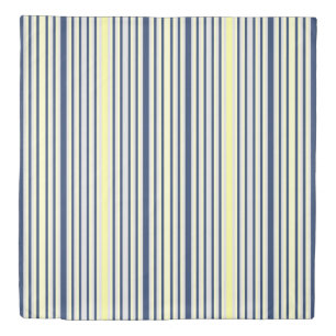 Crisp Navy Stripe Duvet Cover