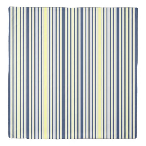 Crisp Navy Stripe Duvet Cover