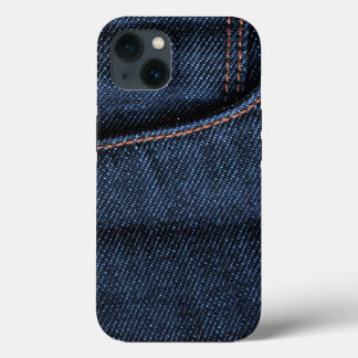 Crisp New Blue Jeans Pocket iPhone 13 Case
