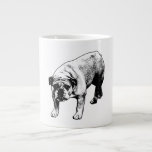 Crisp Noel Bulldog Giant Coffee Mug