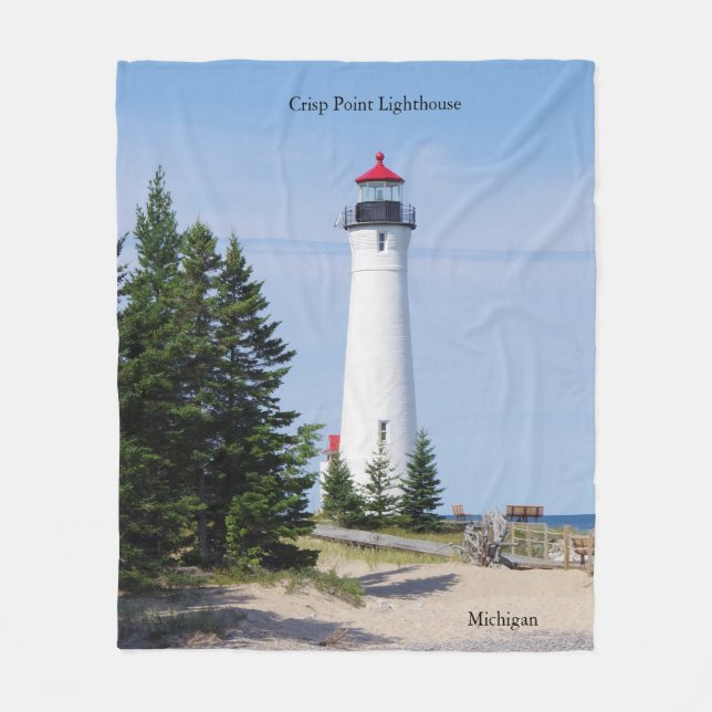 Crisp Point Lighthouse blanket (Front)