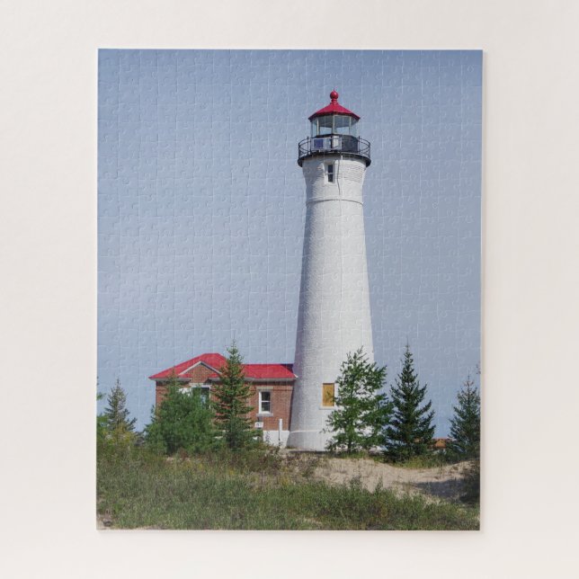 Crisp Point Lighthouse Jigsaw Puzzle (Vertical)