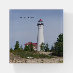 Crisp Point Lighthouse paperweight