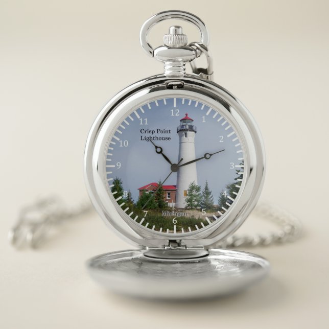 Crisp Point Lighthouse pocket watch (Inside)