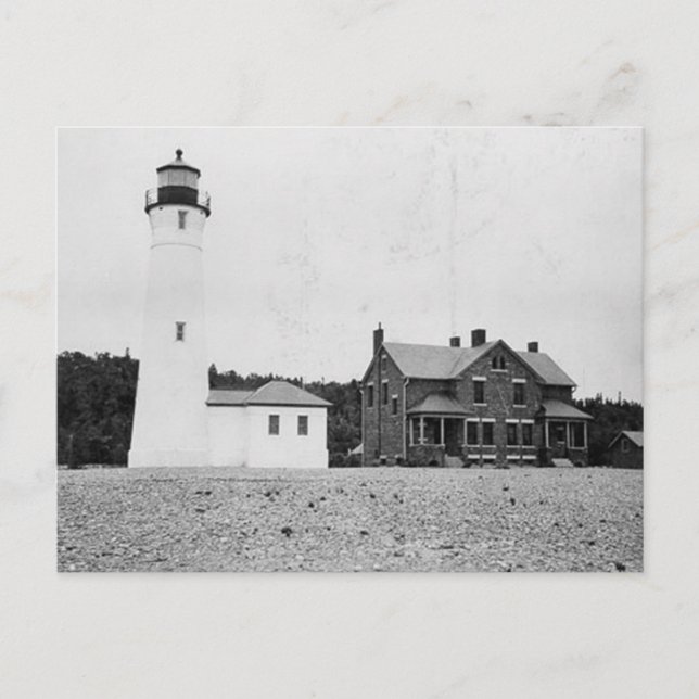 Crisp Point Lighthouse Postcard (Front)