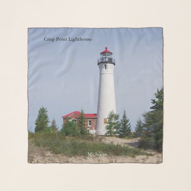 Crisp Point Lighthouse scarf (Front)