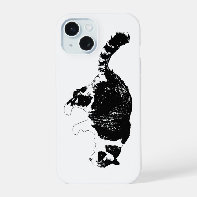 Crisp Profile, Confident Touch Iphone Case (Back)