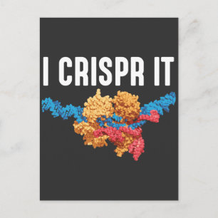 Crispr DNA organisms Science Biology Teacher Postcard