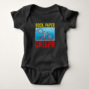 Crispr Funny Biology Student Science Biologist DNA Baby Bodysuit