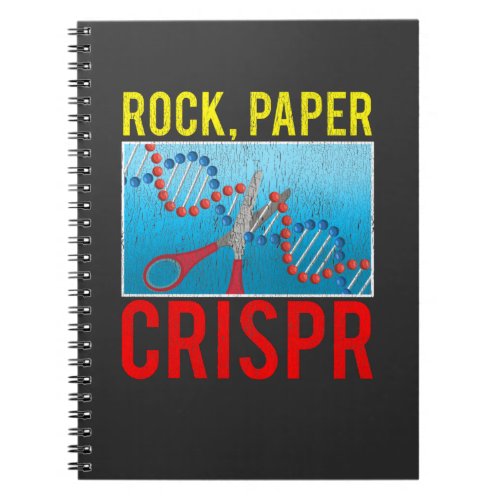 Crispr Funny Biology Student Science Biologist DNA Notebook