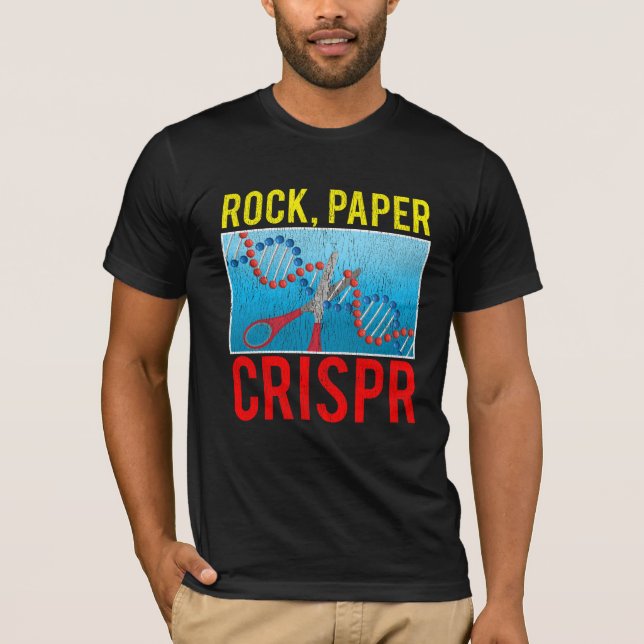 Crispr Funny Biology Student Science Biologist DNA T-Shirt (Front)