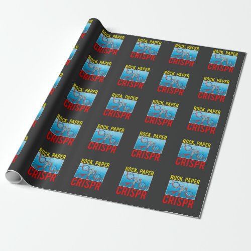 Crispr Funny Biology Student Science Biologist DNA Wrapping Paper