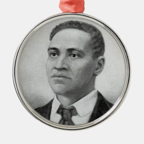 Crispus Attucks Black Martyr American Revolution Metal Ornament