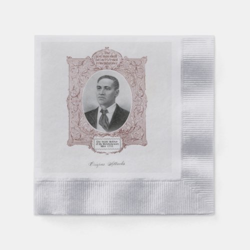 Crispus Attucks Black Martyr American Revolution N Napkins